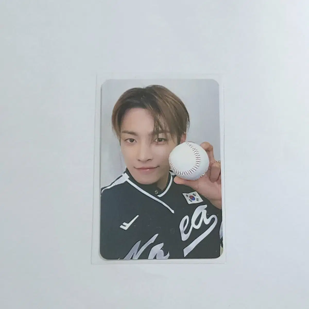 Ateez Hongjoong Baseball Uniform Poca Makestar ATEEZ makestar