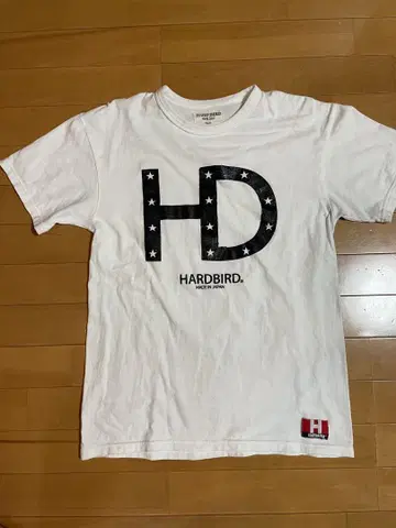 HARD BIRD HD 로고 티셔츠 40 사이즈 화이트
