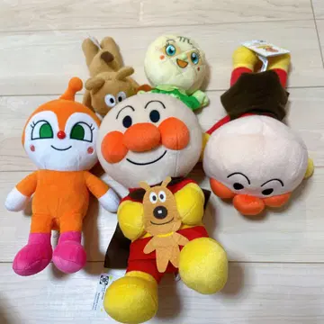 호빵맨 봉제 인형 5종 세트