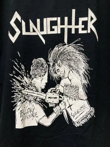 SLAUGHTER 슬로터 티셔츠 캐나다 컬트 슬래시 M