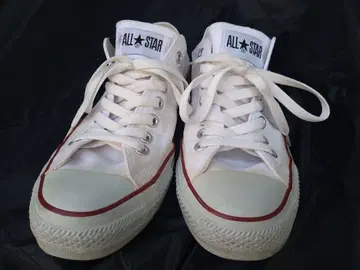 CONVERSE ALL STAR 화이트 로우 컷 27.0cm