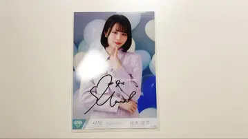 노이미 오기 나나 브로마이드 자필 사인 2장 세트