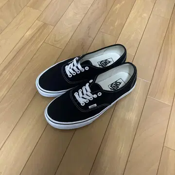 Vans 오센틱 블랙 오와이트 us 기획
