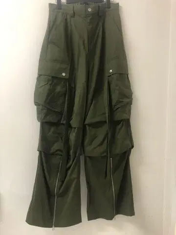 카고 팬츠 카키 M 사이즈