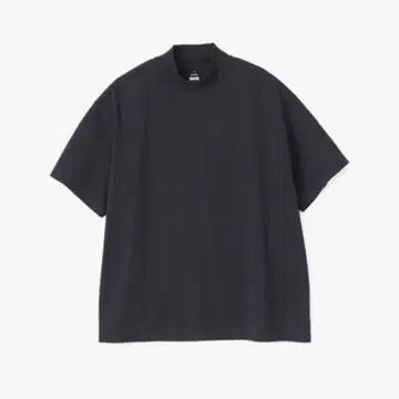 그라프페이퍼 S/S 모크 넥 티셔츠