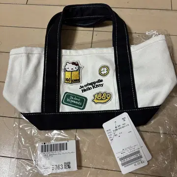 헬로키티 토트백 Hello Kitty 와펜 런치 토트백