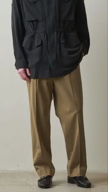 Steven Alan 트윌 인왁 플리츠 슬랙스