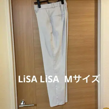 LiSA LiSA 실버 그레이 슬랙스 사이드 포켓 부착