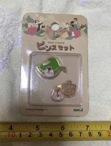 칩과 데일 핀즈 세트 동동이 디즈니 배치 레트로