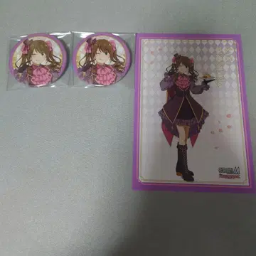 SideM Cafe parade 미즈시마 사키 스이파라 엽서 캔뱃지