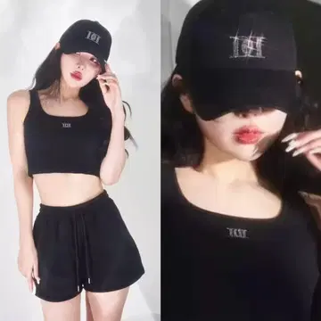 새상품 Darich 크리스탈 로고 캡