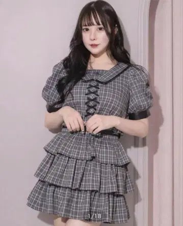 pium 가죽 파이핑 프론트 리본 셋업 피움 원피스