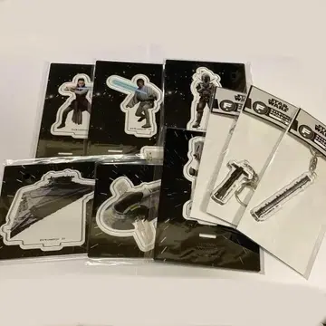 아크링 키링 3종 아크릴 스탠드 6종 스타 워즈 happy 복권