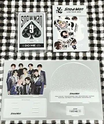 SnowMan 아크릴 스탠드 전 멤버, 카드놀이, 스티커 i DO ME