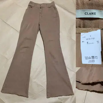 CLANE 부츠 컷 플레어 팬츠 1 브라운 브라운 클라네