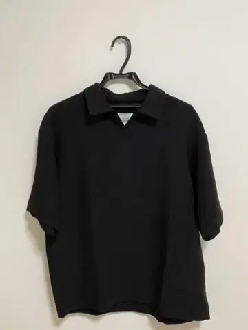 새상품급! UNITED ARROWS & SONS 블랙 피케 셔츠