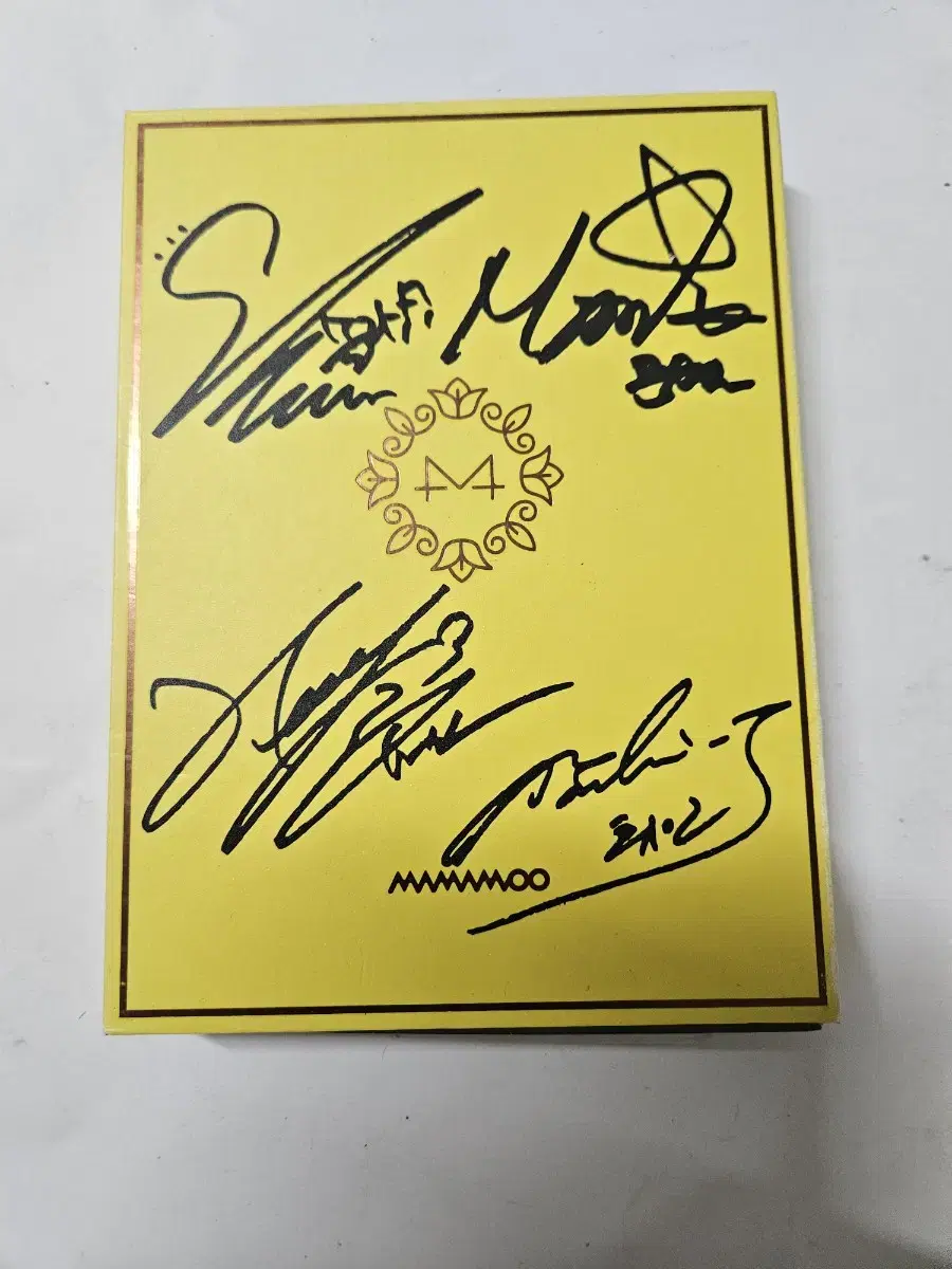 마마무 (옐로우플라워) 싸인 cd