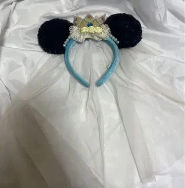 미키 귀 티아라가 달린 머리띠