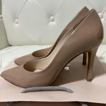 DIANA 22.5cm 핑크 베이지 하이힐