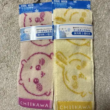 CHIIKAWA 쿨 넥 타월 2개 세트