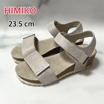 HIMIKO 히미코 메탈 부품 스포츠 샌들 23.5cm 베이지