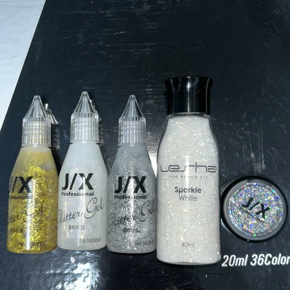 J/X professional glitter gel, new product for makeup and special effects