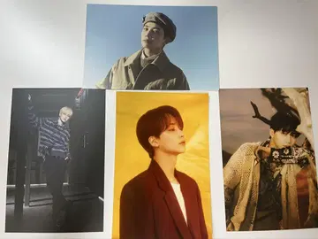 SEVENTEEN 정한 엽서 포토 카드 씰 세트