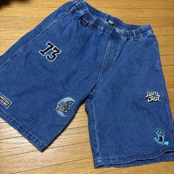 SANTA CRUZ 데님 하프 팬츠 M