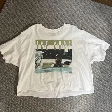 ICE CUBE 오버 사이즈 티셔츠 XL 화이트