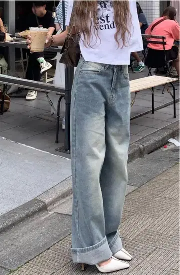 완판 nugu 와이드 데님 새상품
