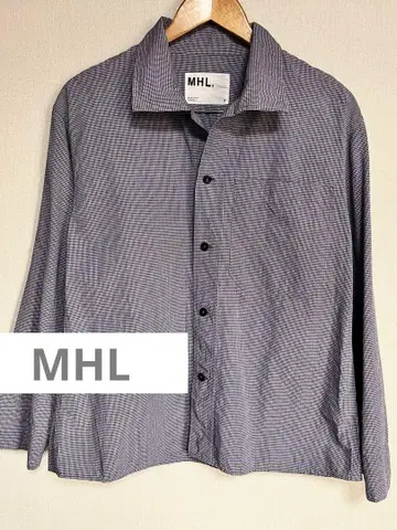 [새상품급] MHL. 마가렛 호웰 깅엄 체크 셔츠 [사이즈 S]