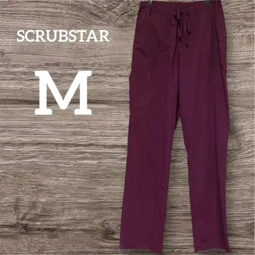 SCRUBSTAR 워크 팬츠 M 와인