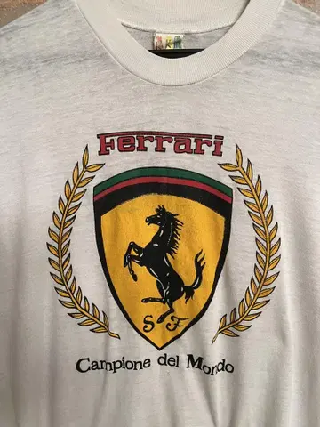 Ferrari Campione del Mondo 70s 티셔츠 빈티지