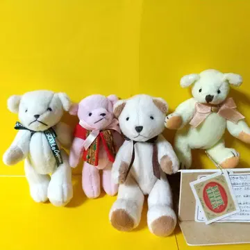 곰 봉제 인형 4종 세트