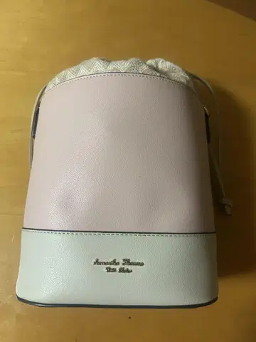 사만다 타바사 복조리 백 핑크/화이트
