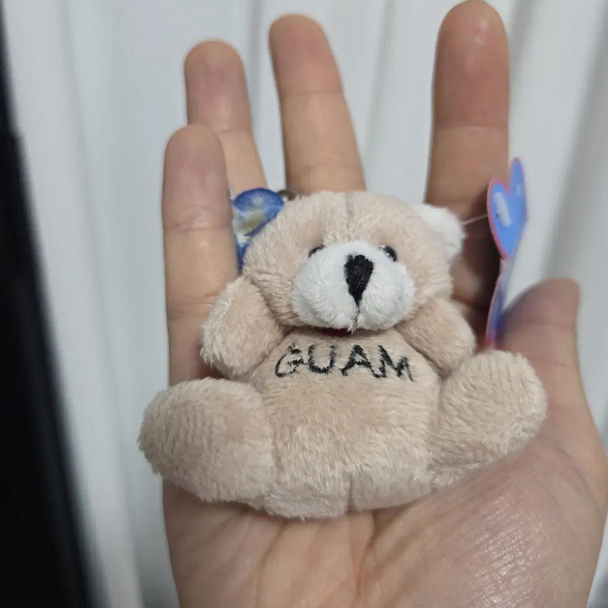 괌 기념품 테디베어 곰 인형 마스코트 캐릭터 토이 굿즈 만화 키링 스트랩