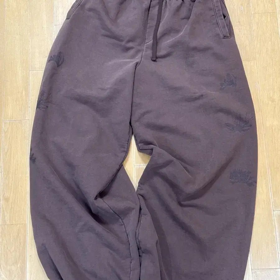 mjd Side Snap Wide C/P Sweatpants Melange Gray Size M on