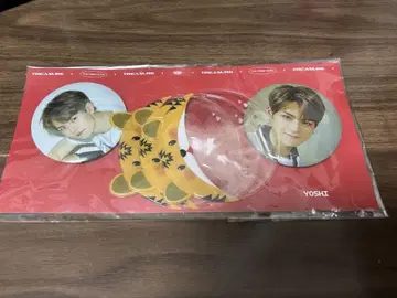TREASURE iloveyou 사랑해 MD YOSHI 요시 캔뱃지