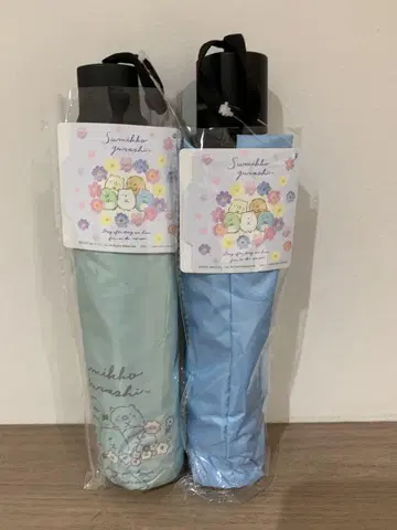 스미코구라시 우천 겸용 접이식 우산 2색 세트