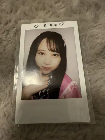 마츠모토 카렌 FRUITSZIPPER 친필 사인 폴라로이드