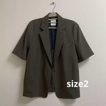 crewre 숏 슬리브 박스 자켓 사이즈 2 크루 레