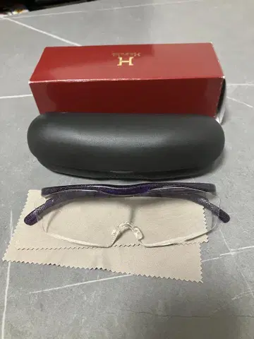 하즈키 루페 라지 퍼플 돋보기 클리어 렌즈