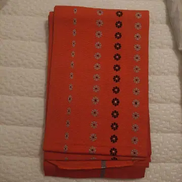반폭 오비 오렌지 유카타