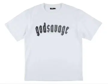 godsuavage 화이트 티셔츠