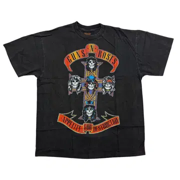 GUNS N ROSES 건즈 앤 로제스 밴드 티셔츠 USA제