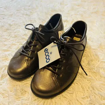 ECCO SOFT 2.0 TIE 에코 가죽 스니커즈 23.5cm