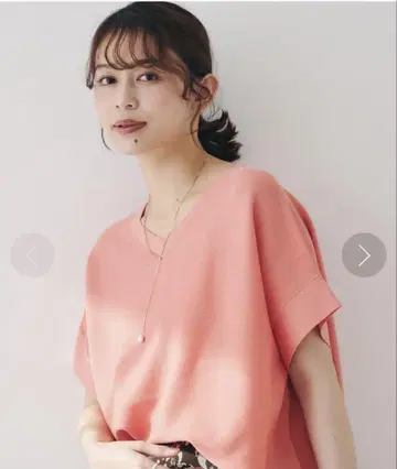 언타이틀 프렌치 슬리브 풀오버 니트 오렌지