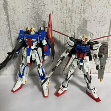 RG 1/144 Z 건담 & 스트라이크 건담 건담 프라모델 완성품 정크