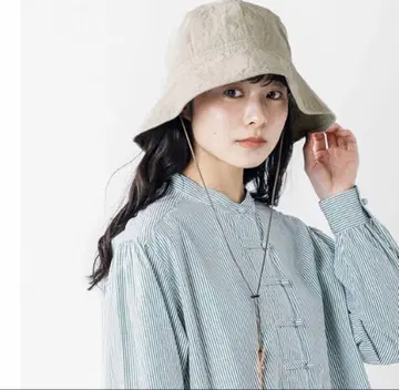 새상품급 나인 테일러 Nine Tailor 벨기에 린넨 햇 내추럴