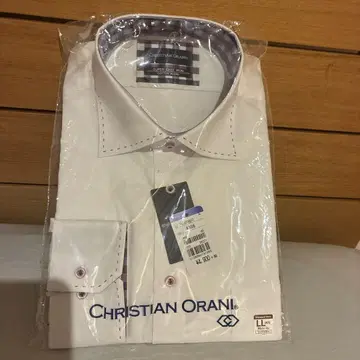 CHRISTIAN ORANI 화이트 포멀 셔츠 LL
